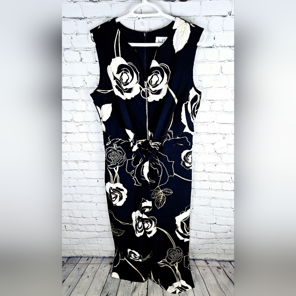 JOSEPH RIBKOFF | flower floral sleeveless cropped jumpsuit